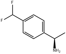 (1R)-1-[4-(DIFLUOROMETHYL)PHENYL]ETHYLAMINE Struktur