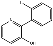 3-Hydroxy-2-(2-fluorophenyl)pyridine Struktur