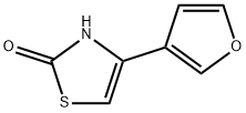 2-Hydroxy-4-(3-furyl)thiazole Struktur