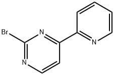 2-Bromo-4-(2-pyridyl)pyrimidine Struktur