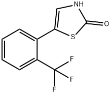 2-Hydroxy-5-(2-trifluoromethylphenyl)thiazole Struktur