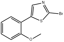 2-Bromo-5-(2-methoxyphenyl)thiazole Struktur