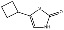 2-Hydroxy-5-(cyclobutyl)thiazole Struktur