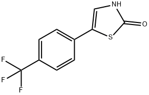 2-Hydroxy-5-(4-trifluoromethylphenyl)thiazole Struktur