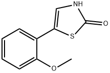 2-Hydroxy-5-(2-methoxyphenyl)thiazole Struktur