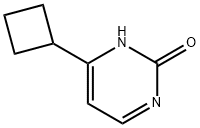 2-Hydroxy-4-(cyclobutyl)pyrimidine Struktur