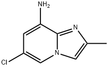 6-chloro-2-methylimidazo[1,2-a]pyridin-8-amine Struktur