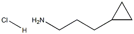 3-cyclopropylpropan-1-amine hydrochloride Struktur