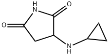 3-(cyclopropylamino)pyrrolidine-2,5-dione Struktur