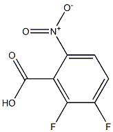 5,6-difluoro-2-nitrobenzoic acid Struktur