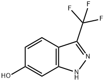 3-(trifluoromethyl)-1H-indazol-6-ol Struktur