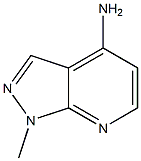 1-methyl-1H-pyrazolo[3,4-b]pyridin-4-amine Struktur