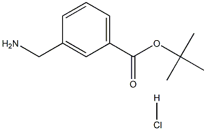 tert-butyl 3-(aminomethyl)benzoate hydrochloride Struktur