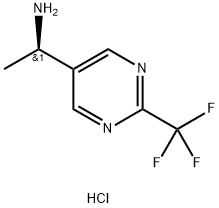 (R)-1-(2-(trifluoromethyl)pyrimidin-5-yl)ethan-1-amine hydrochloride Struktur