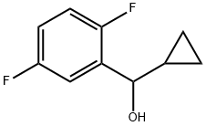 cyclopropyl(2,5-difluorophenyl)methanol Struktur