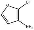 2-Bromo-3-aminofuran Struktur