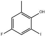 4-Fluoro-2-iodo-6-methyl-phenol Struktur