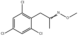 1-(2,4,6-trichlorophenyl)acetone O-methyloxime Struktur