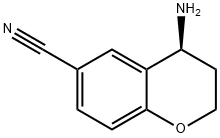 (4S)-4-AMINOCHROMANE-6-CARBONITRILE Struktur