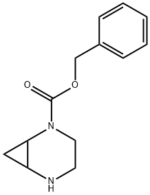 Benzyl 2,5-diaza-bicyclo[4.1.0]heptane-2-carboxylate Struktur