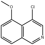 4-chloro-5-methoxyisoquinoline Struktur