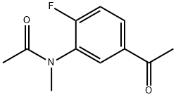 N-(5-ACETYL-2-FLUOROPHENYL)-N-METHYLACETAMIDE Structure