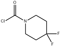 4,4-difluoropiperidine-1-carbonyl chloride Struktur