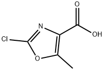 2-chloro-5-methyloxazole-4-carboxylic acid Struktur