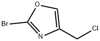 2-bromo-4-(chloromethyl)oxazole Struktur