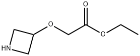 ethyl 2-(azetidin-3-yloxy)acetate Struktur