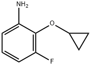 2-cyclopropoxy-3-fluoroaniline Struktur