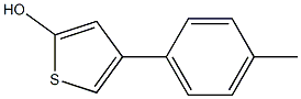 2-Hydroxy-4-(4-tolyl)thiophene Struktur