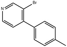 3-Bromo-4-(4-tolyl)pyridine Struktur