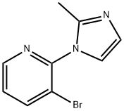 3-Bromo-2-(2-methylimidazol-1-yl)pyridine Struktur