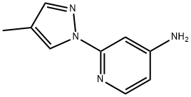 2-(4-METHYL-1H-PYRAZOL-1-YL)PYRIDIN-4-AMINE Struktur