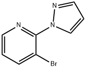 3-Bromo-2-(1H-pyrazol-1-yl)pyridine Struktur