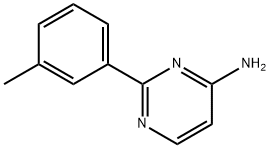 4-Amino-2-(3-tolyl)pyrimidine Struktur