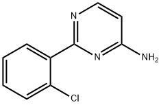 4-Amino-2-(2-chlorophenyl)pyrimidine Struktur