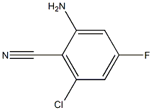 2-amino-6-chloro-4-fluorobenzonitrile Struktur