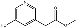 3-Pyridineacetic acid, 5-hydroxy-, methyl ester Struktur