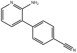 4-(2-AMINOPYRIDIN-3-YL)BENZONITRILE Struktur