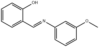 2-{[(3-methoxyphenyl)imino]methyl}phenol Structure