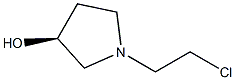 (S)-1-(2-chloroethyl)pyrrolidin-3-ol Struktur