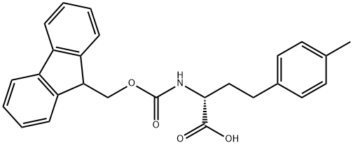 Fmoc-4-methyl-D-homophenylalanine Struktur