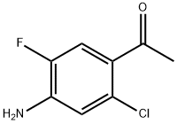 1-(4-Amino-2-chloro-5-fluoro-phenyl)-ethanone Struktur