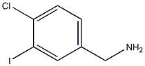 (4-chloro-3-iodophenyl)methanamine Struktur