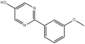 5-Hydroxy-2-(3-methoxyphenyl)pyrimidine Struktur