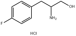 2-amino-3-(4-fluorophenyl)propan-1-ol hydrochloride Struktur