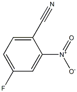 2-nitro-4-fluorobenzonitrile Struktur