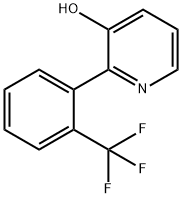 3-Hydroxy-2-(2-trifluoromethylphenyl)pyridine Struktur